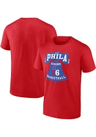 Philadelphia 76ers Red Philly Bell Short Sleeve T Shirt