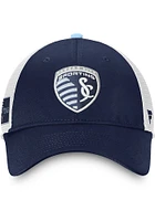 Sporting Kansas City Iconic Trucker Adjustable Hat - Navy Blue
