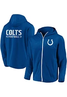 Indianapolis Colts Mens Blue Defender Mission Long Sleeve Zip