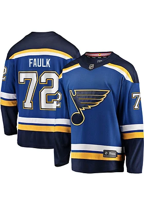 Justin Faulk St Louis Blues Mens Blue Home Breakaway Hockey Jersey
