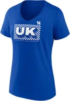 Kentucky Wildcats Womens Blue Home Field Win Short Sleeve T-Shirt