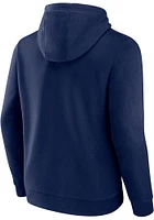 Notre Dame Fighting Irish Mens Navy Blue Primary Logo Long Sleeve Hoodie