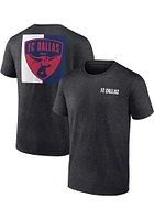 FC Dallas Charcoal BLOCKED OUT Short Sleeve T Shirt