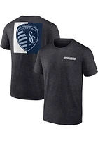 Sporting Kansas City Charcoal BLOCKED OUT Short Sleeve T Shirt