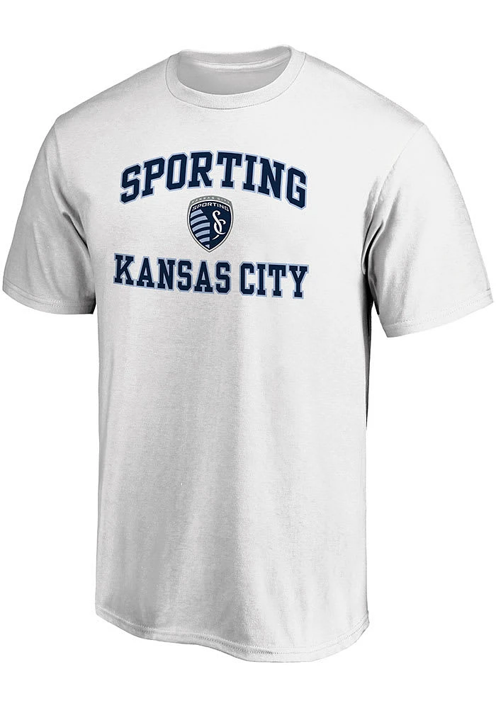 Sporting Kansas City White HEART AND SOUL Short Sleeve T Shirt