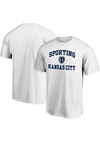 Sporting Kansas City White HEART AND SOUL Short Sleeve T Shirt
