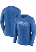 FC Cincinnati Blue POLY SPOTLIGHT Long Sleeve T-Shirt