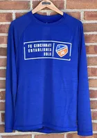 FC Cincinnati Blue POLY SPOTLIGHT Long Sleeve T-Shirt