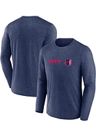 St Louis City SC Navy Blue POLY SPOTLIGHT Long Sleeve T-Shirt