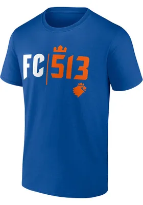 FC Cincinnati Blue TEAM CHANT Short Sleeve T Shirt