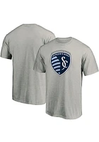 Sporting Kansas City Grey TEAM LOGO Short Sleeve T Shirt
