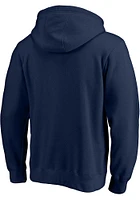 Sporting Kansas City Mens Navy Blue TEAM LOGO Long Sleeve Hoodie
