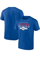 Philadelphia 76ers Blue Promo Cotton Short Sleeve T Shirt