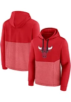 Chicago Bulls Mens Red Promo Poly/Chiller Hood