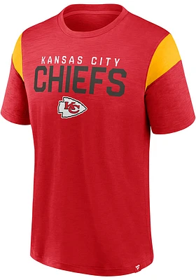 Kansas City Chiefs Red HOME STRETCH Short Sleeve Fashion T Shirt
