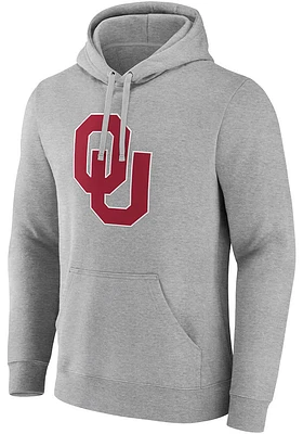Oklahoma Sooners Mens Primary Logo Long Sleeve Hoodie