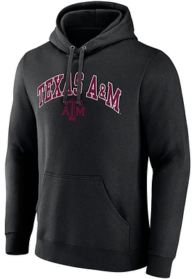 Texas A&M Aggies Mens Arch Mascot Long Sleeve Hoodie