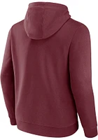 Texas A&M Aggies Mens Maroon Arch Mascot Long Sleeve Hoodie