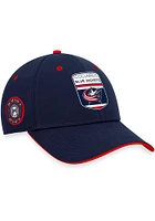 Columbus Blue Jackets Mens Navy 2023 Authentic Pro Draft Stretch Flex Hat