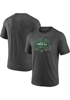 Philadelphia Eagles Charcoal Old Fashioned Short Sleeve Fashion T Shirt