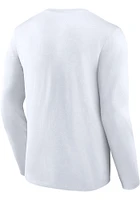 St Louis City SC White Wordmark Crest Long Sleeve T Shirt