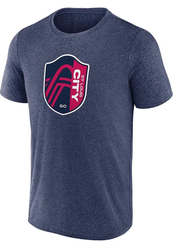 St Louis City SC Navy Blue Primary Short Sleeve T Shirt