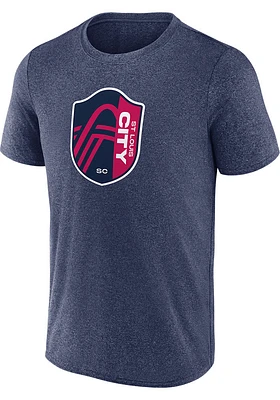 St Louis City SC Navy Blue Primary Short Sleeve T Shirt