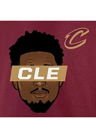 Donovan Mitchell Cleveland Cavaliers Red KNOW THE GAME Short Sleeve Player T Shirt