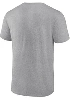 Detroit Red Wings Grey Iconic Crew Short Sleeve T Shirt