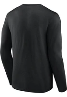 Pittsburgh Penguins Black Iconic Cotton Long Sleeve T Shirt