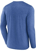 St Louis Blues Blue Iconic Synthetic Long Sleeve T-Shirt