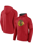 Chicago Blackhawks Mens Red Iconic Defender Pullover Hood