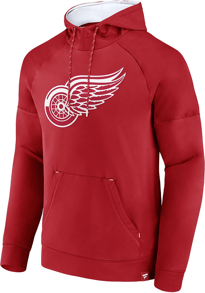 Detroit Red Wings Mens Iconic Defender Pullover Hood