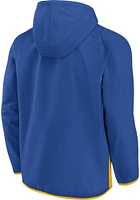 St Louis Blues Mens Blue Iconic Defender Anorak Pullover Jackets