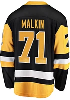 Evgeni Malkin Pittsburgh Penguins Mens Black Authentic Hockey Jersey