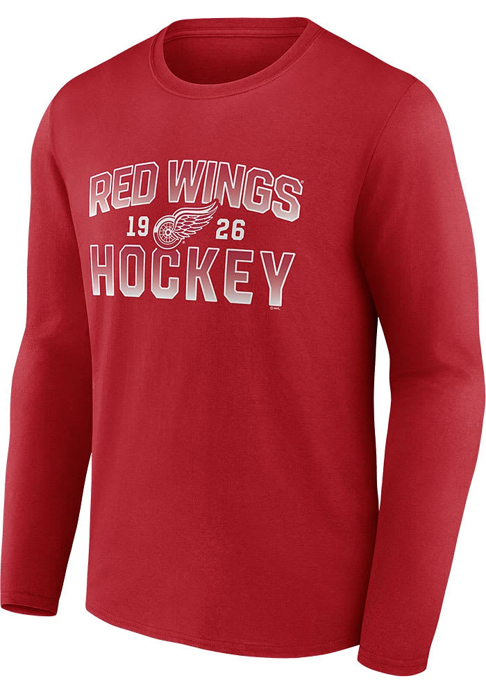 Detroit Red Wings Cotton Long Sleeve T Shirt