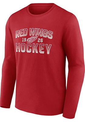 Detroit Red Wings Cotton Long Sleeve T Shirt