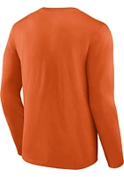 Philadelphia Flyers Orange Cotton Long Sleeve T Shirt