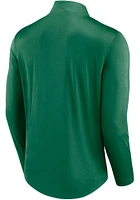 Dallas Stars Mens Kelly Green Poly Long Sleeve Qtr Zip Pullover