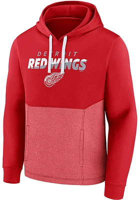 Detroit Red Wings Mens Poly/Chiller Hood