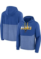St Louis Blues Mens Blue Poly/Chiller Hood