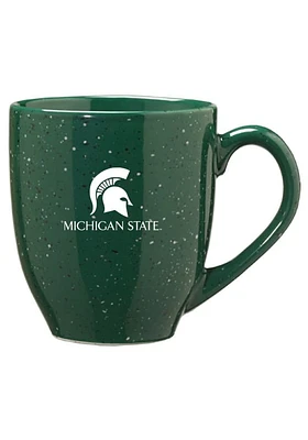 Michigan State Spartans 16oz Speckled Ceramic Mug - Green