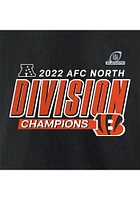 Cincinnati Bengals Black 2022 Division Champions Short Sleeve T Shirt