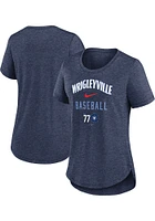 Nike Chicago Cubs Womens Navy Blue City Connect Short Sleeve T-Shirt