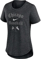 Nike Chicago White Sox Womens Black City Connect Short Sleeve T-Shirt