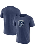 Sporting Kansas City Navy Blue Primary Crest Short Sleeve T Shirt