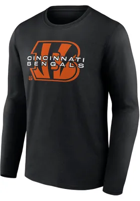 Cincinnati Bengals Black ADVANCE TO VICTORY Long Sleeve T Shirt