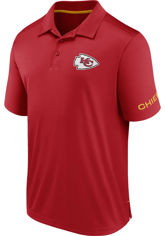 Kansas City Chiefs Mens Red MADE THE TEAM Short Sleeve Polo