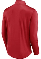 Kansas City Chiefs Mens Red TOUGH MINDED Long Sleeve Qtr Zip Pullover