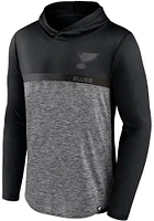 St Louis Blues Mens Black Iconic Defender Lightweight Hood